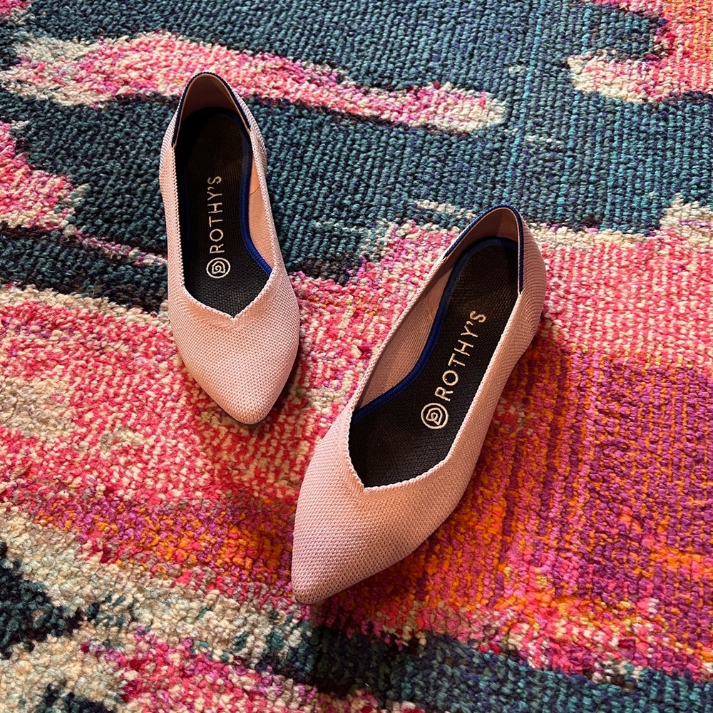 Rothy’s The Point II in Bubbly Pink